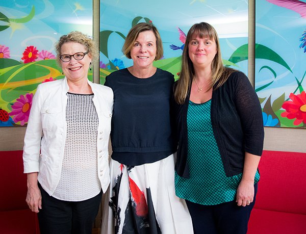 Helping children succeed at school from the left are Carolyn Denton, Ph.D., Susan Landry, Ph.D., and April Crawford, Ph.D., of the Children’s Learning Institute at UTHealth. PHOTO CREDIT: Maricruz Kwon, UTHealth