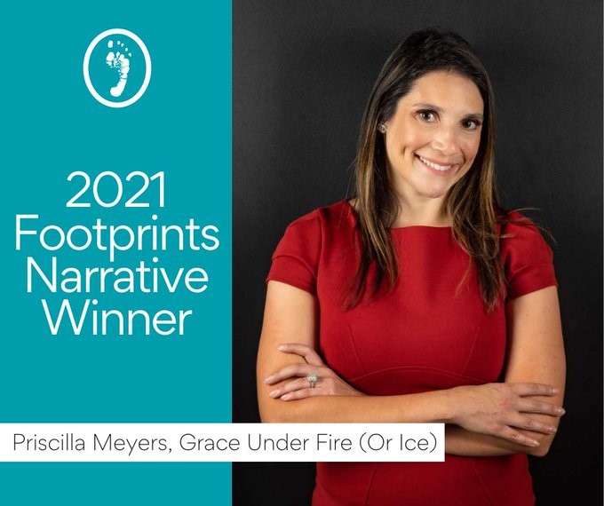 Priscilla Meyers was chosen as the NANN Footprints article of the year 2021