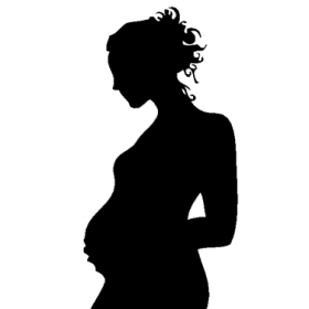 SIP Study logo of pregnant woman