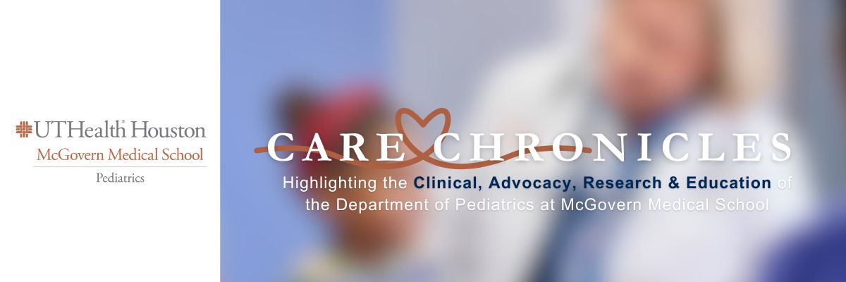 UTHealth McGovern Medical School Department of Pediatrics newsletter logo