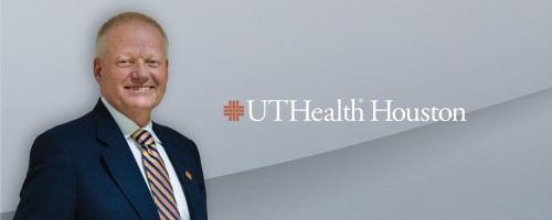 Graphic of David McPherson standing in front of a UTHealth trademark