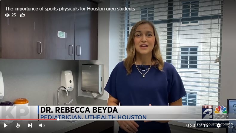 Rebecca Beyda, MD, on Channel 2