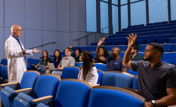 UTHealth students in lecture hall