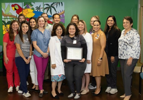 Rose Guzman group photo with clinic team