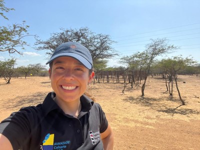 Dr. Varela takes a selfie in the Colombian countryside