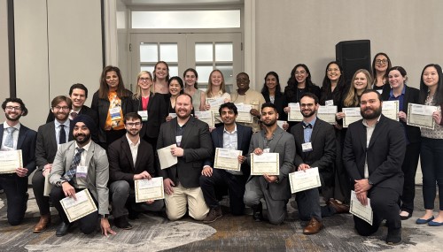 Neo group at SSPR holding award certificates