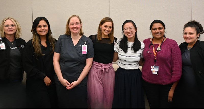 group photo of physicians and nurses