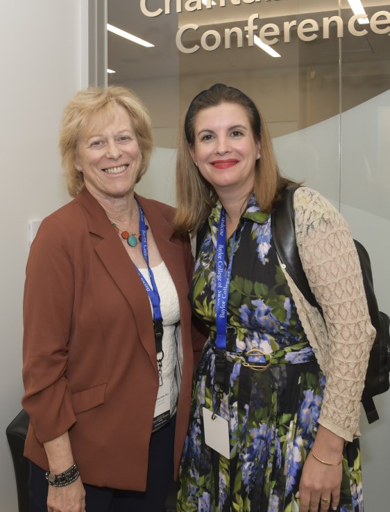 Two women posing together