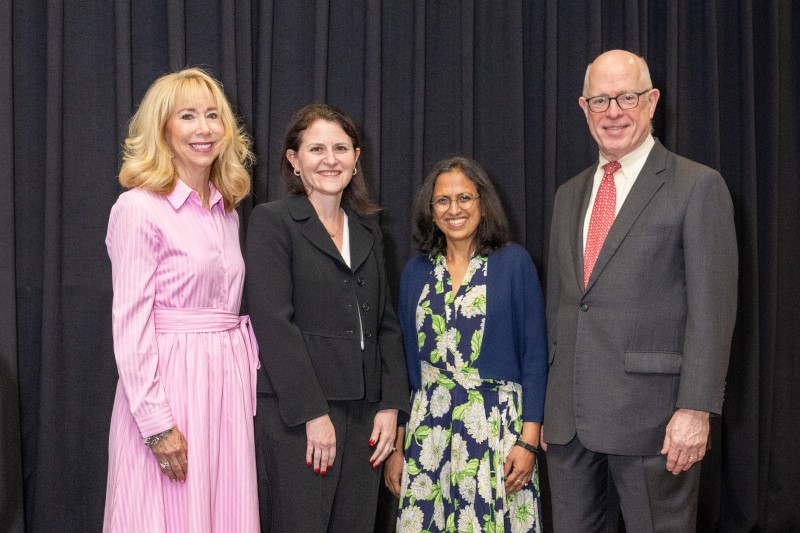 Group image of all four of the 2025 President’s Scholar Award recipients.