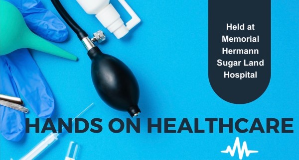 Event header with stethoscope, bulb syringe and other items