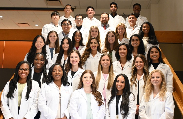 Group of doctors in whitecoats