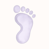 Baby footprint icon