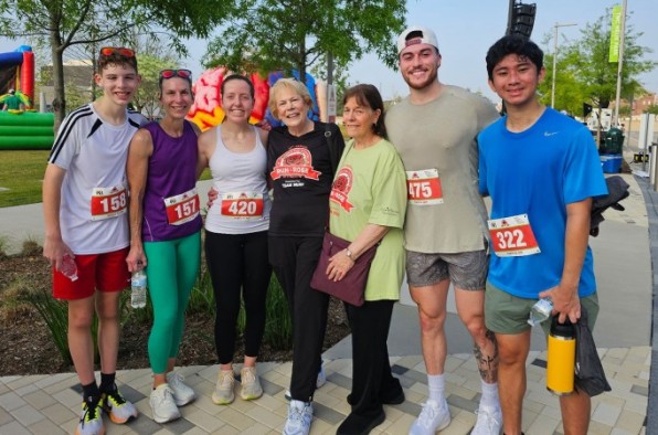 Group of people after fun run