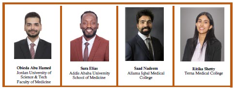 Headshots with names and medical schools