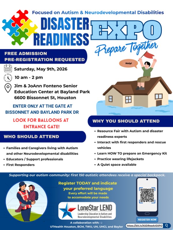 Flyer with LoneStar LEND logo and event information