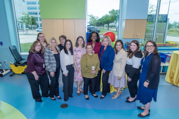 Group of clinical operations team in pediatric rehab gym
