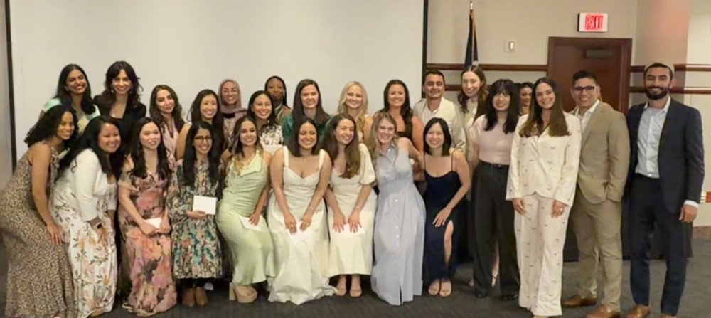 Large group photo of pediatric residents
