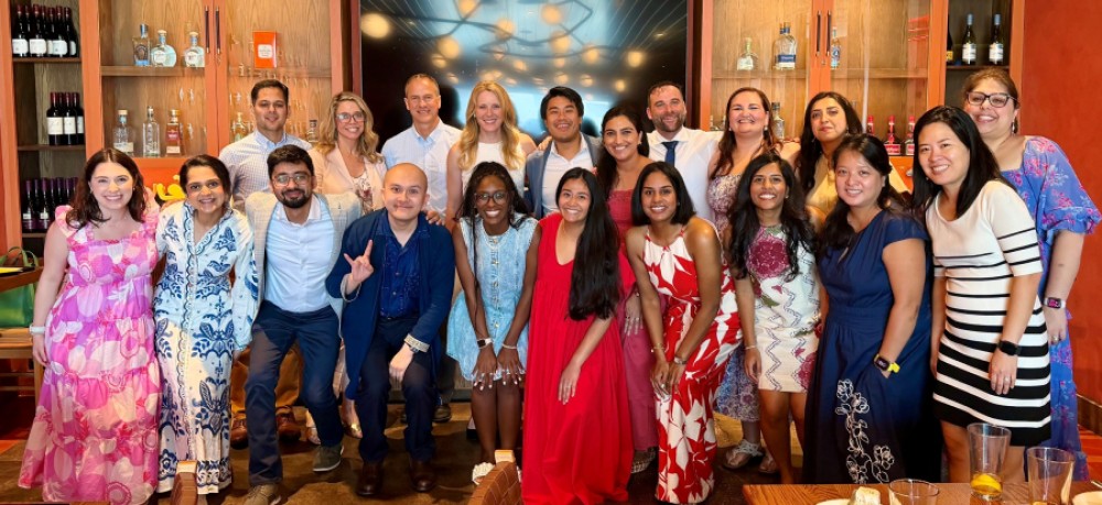 PHM division at graduation dinner