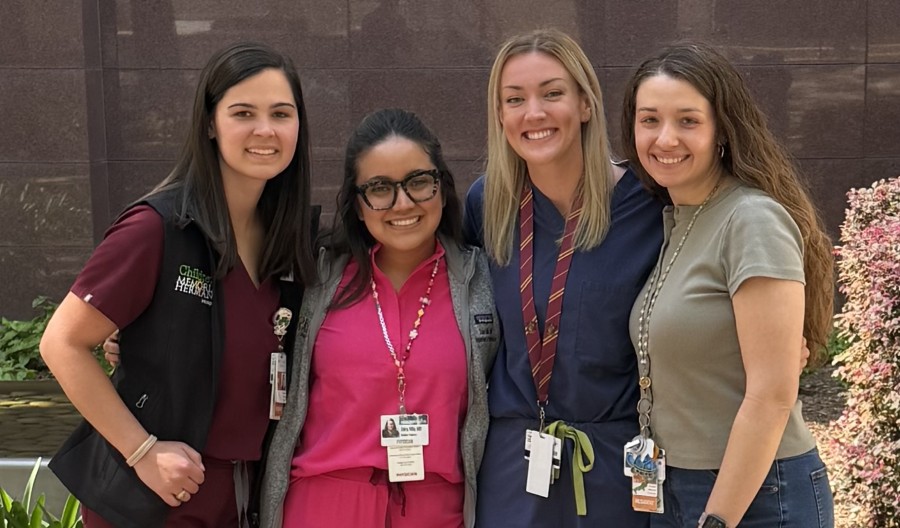 Chief residents stand together