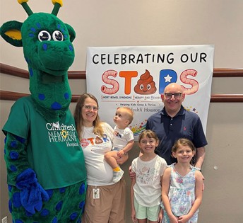 Dr. Imseis and family with Topper