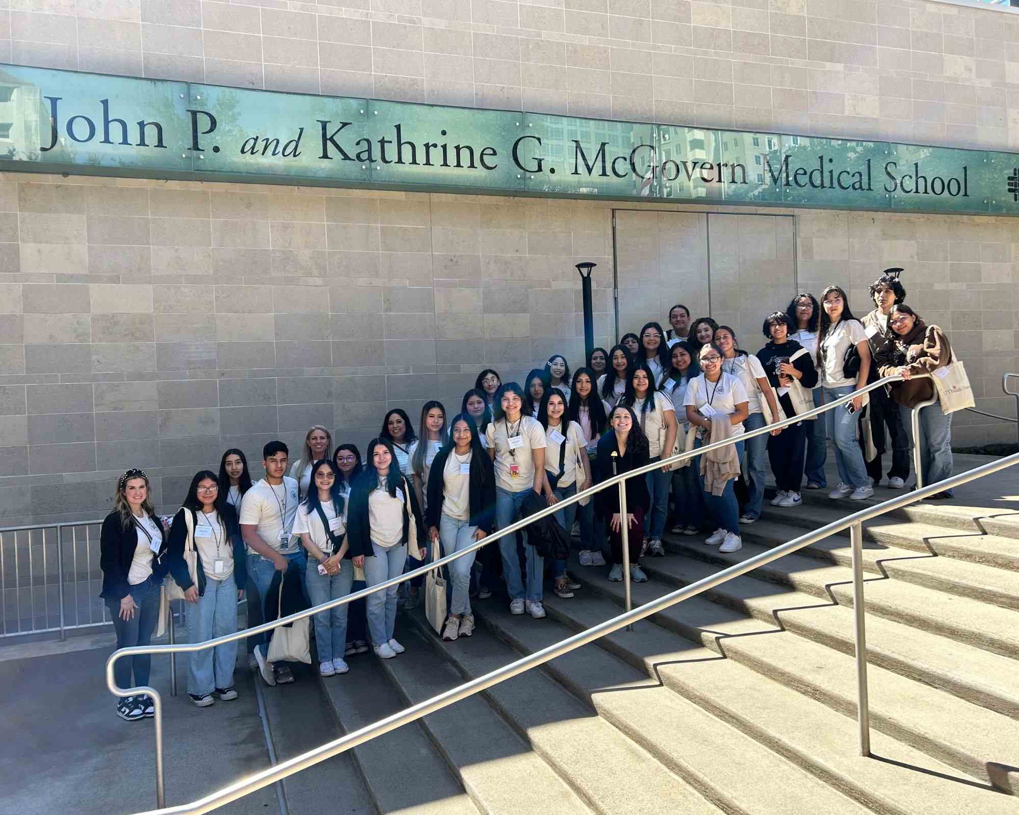 group photo of students involved in Emerging Health Professions Program