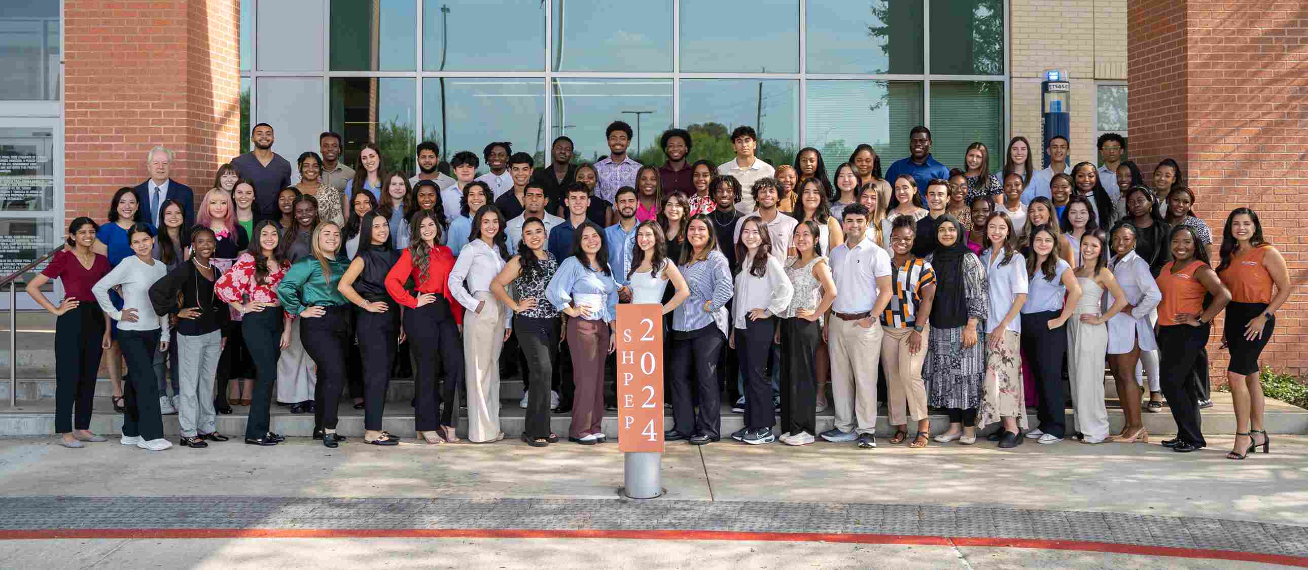 group picture of students who participated in the 2024 Summer Health Professions Education Program