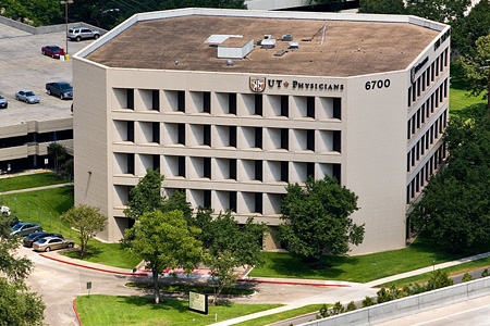 aerial photo of center for healthy aging clinic