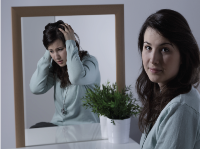 Stock Image of Bipolar Disorder patient