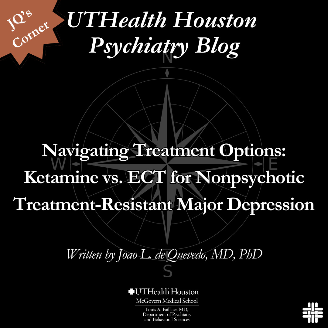 Navigating Treatment Options: Ketamine vs. ECT for Nonpsychotic Treatment-Resistant Major Depression