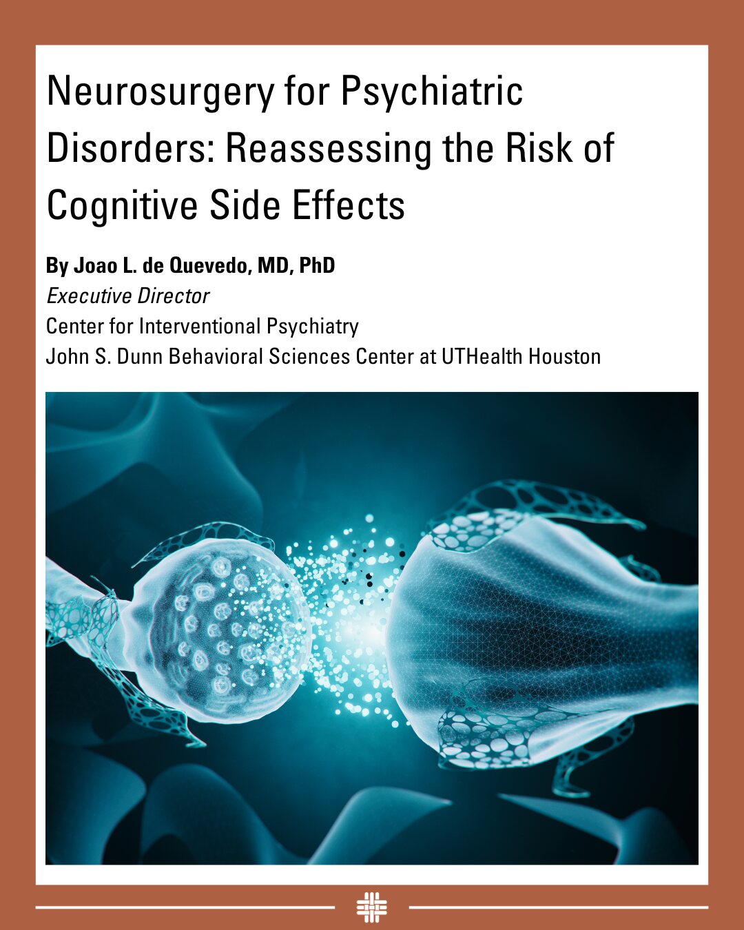 image of blog post graphic for Neurosurgery for psychiatric disorders blog post for JQ's corner