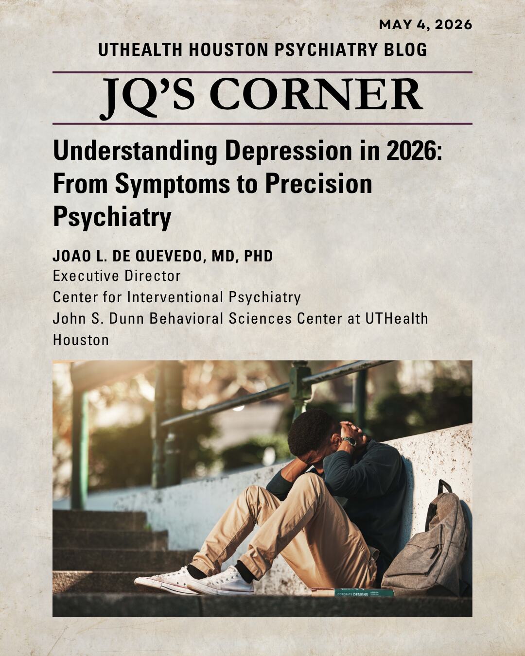 image of understanding depression symptoms blog post on JQ's corner