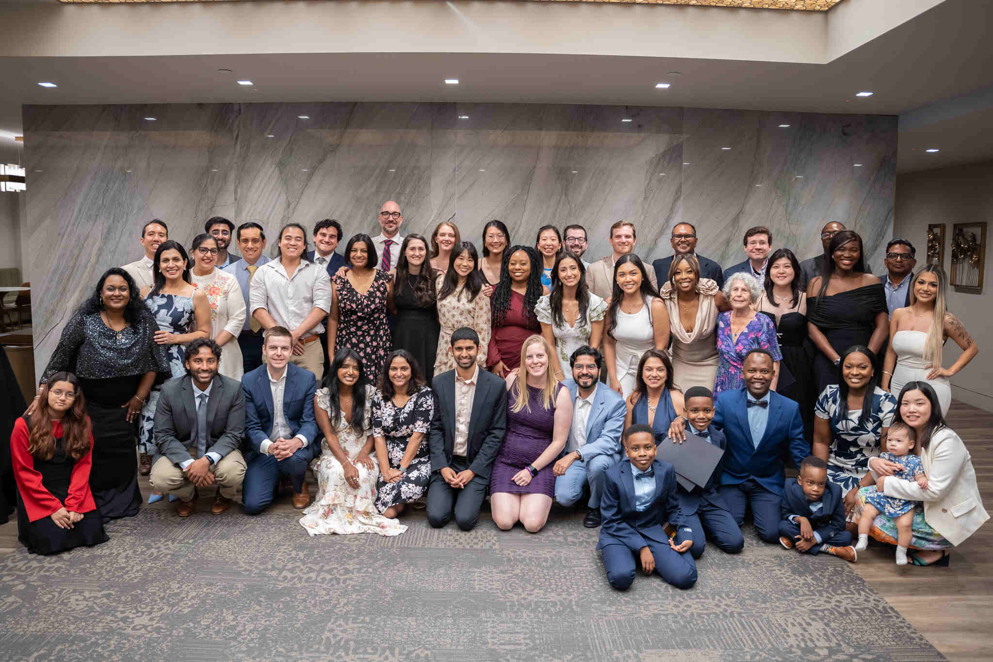Group photo at graduation