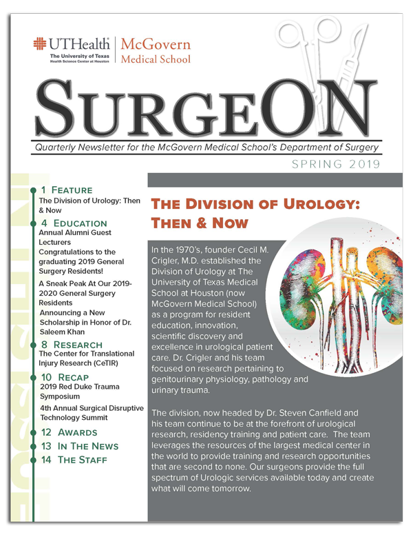 image from SurgeON Newsletter – Spring 2019
