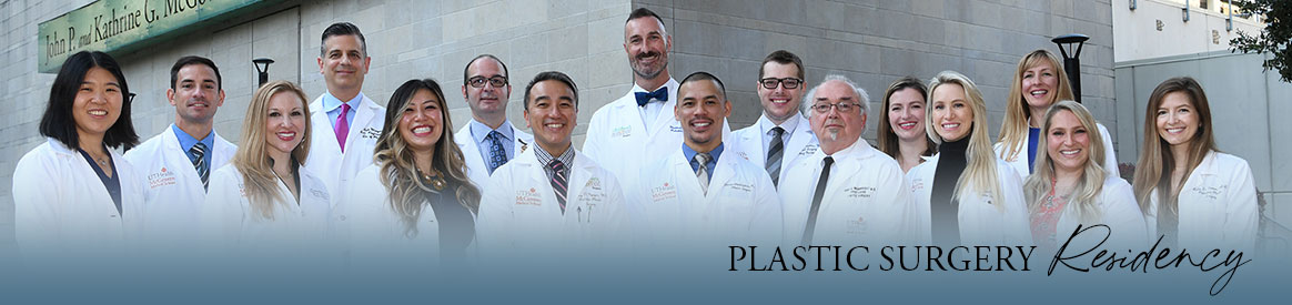 Group photo of Plastic Surgery Faculty and Residents