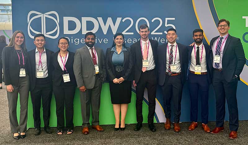 Dr. Banki and her team at DDW