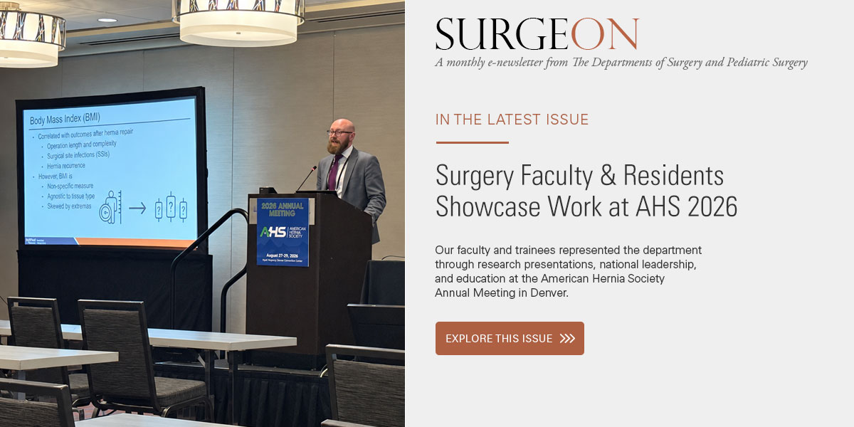 Surgery Faculty & Residents Showcase Work at AHS 2026