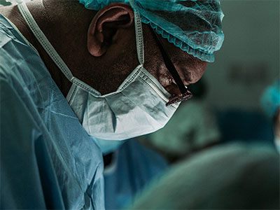 Surgeon operating