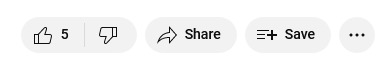 YouTube Share button