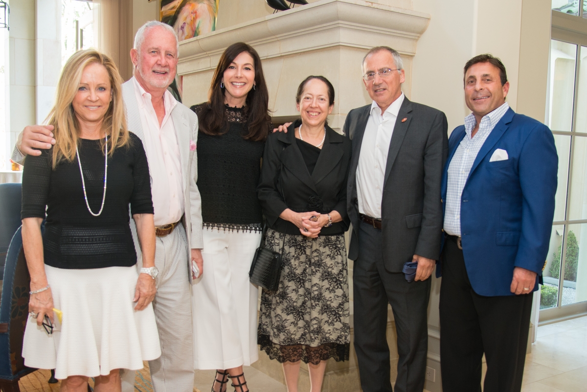 Dr. Colasurdo and I were among many friends and colleagues celebrating the Richard J. Andrassy, MD Distinguished University Chair in Pediatric Surgery with namesake Dr. Andrassy; his sister Laura, far left; and our hosts the Carrabbas, Johnny and Randi.