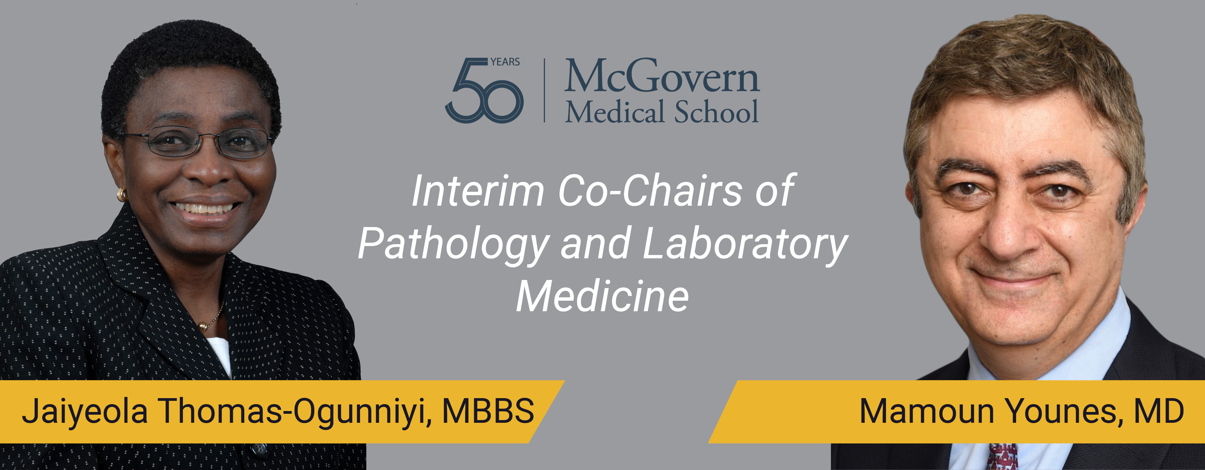 Pathology Interim Chairs