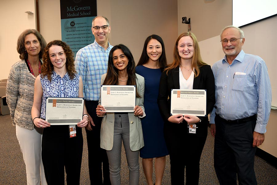 McGovern Medical School Teaching Competition Winners