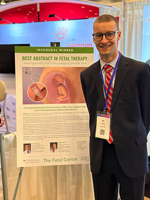 Dr. Eric Bergh - Best Abstract in Fetal Therapy Award