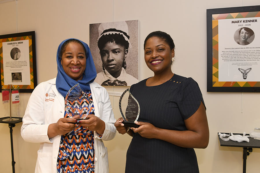 Drs Keisha Ray and Anjail Sharrief - Distinguished Faculty Award in DEI