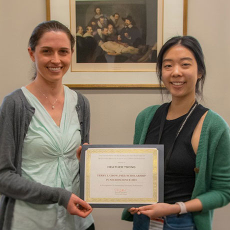 Heather Tsong Crow Scholarship Recipient