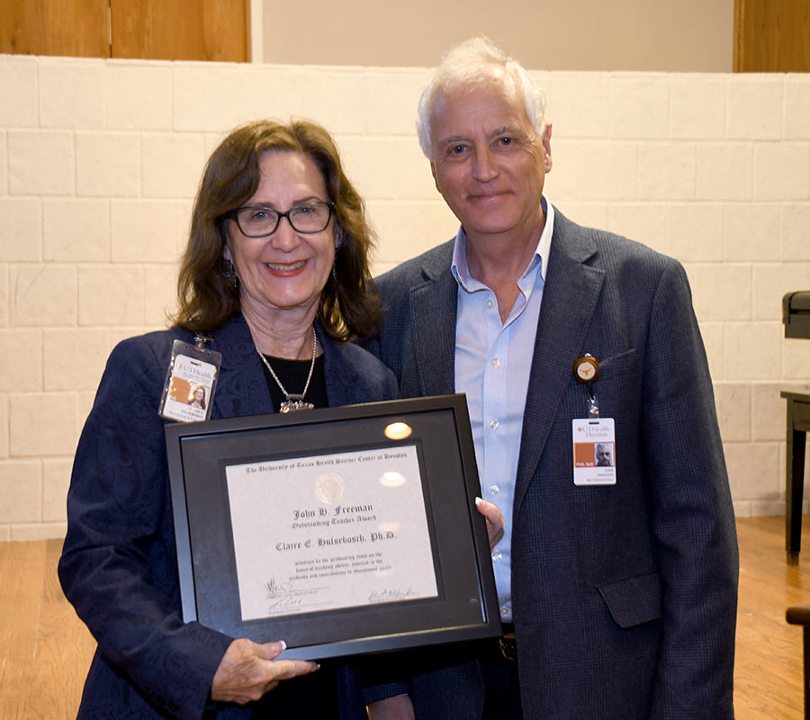 Dr. Claire Hulsebosch - John Freeman Faculty Teaching Award