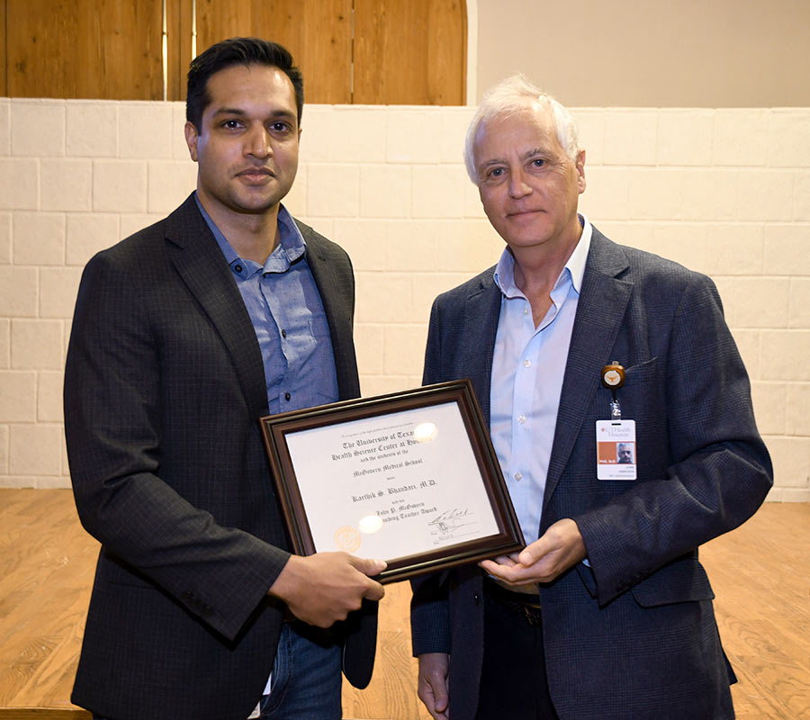 Dr. Karthik Bhandari - John P. McGovern Award Winner