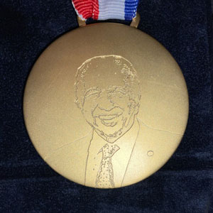 Adan Rios Abrego Merit Medal Award Front