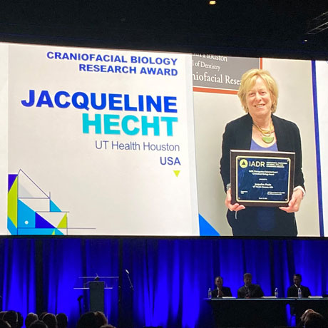Dr. Jacqueline Hecht 2024 IADR Distinguished Scientist Award