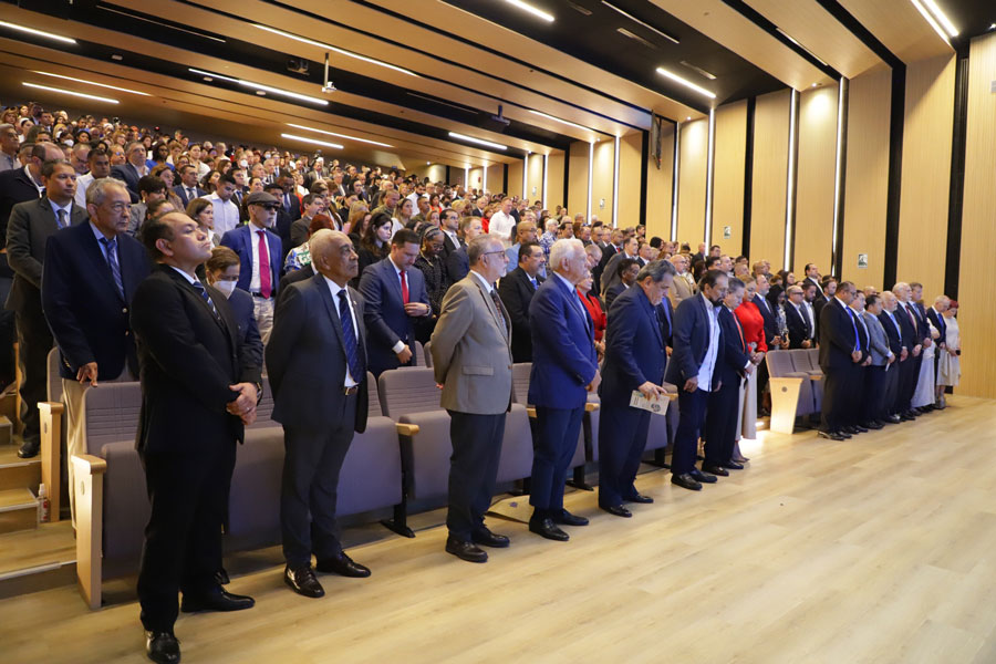 The inauguration of the Hospital de Cancerologia