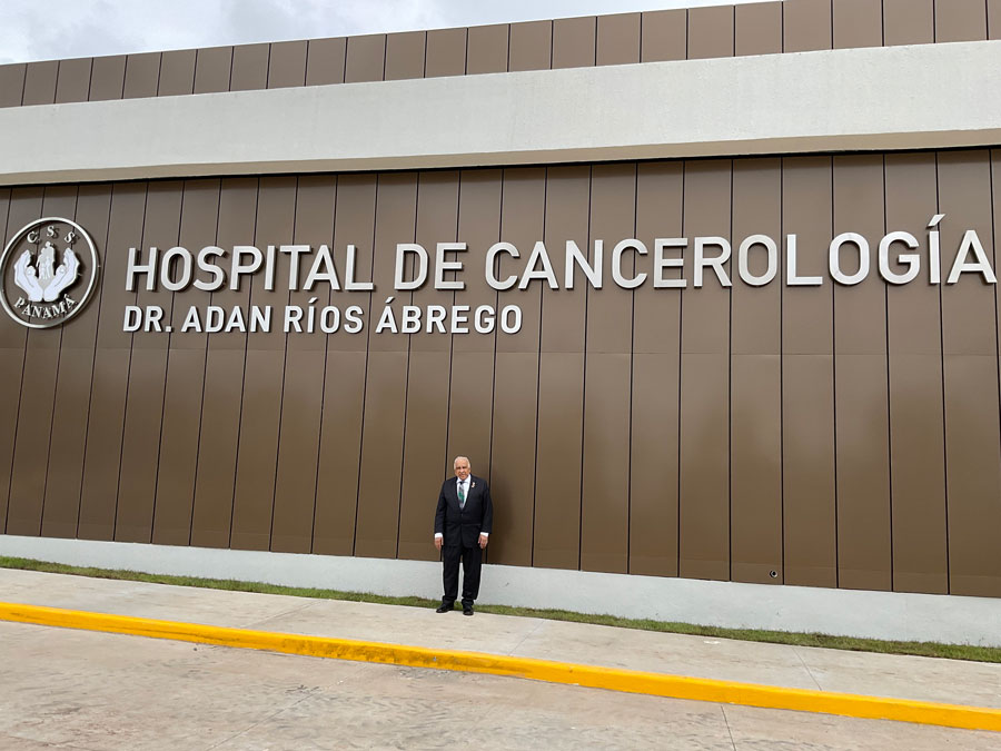 Dr. Rios at the hospital named in his honor